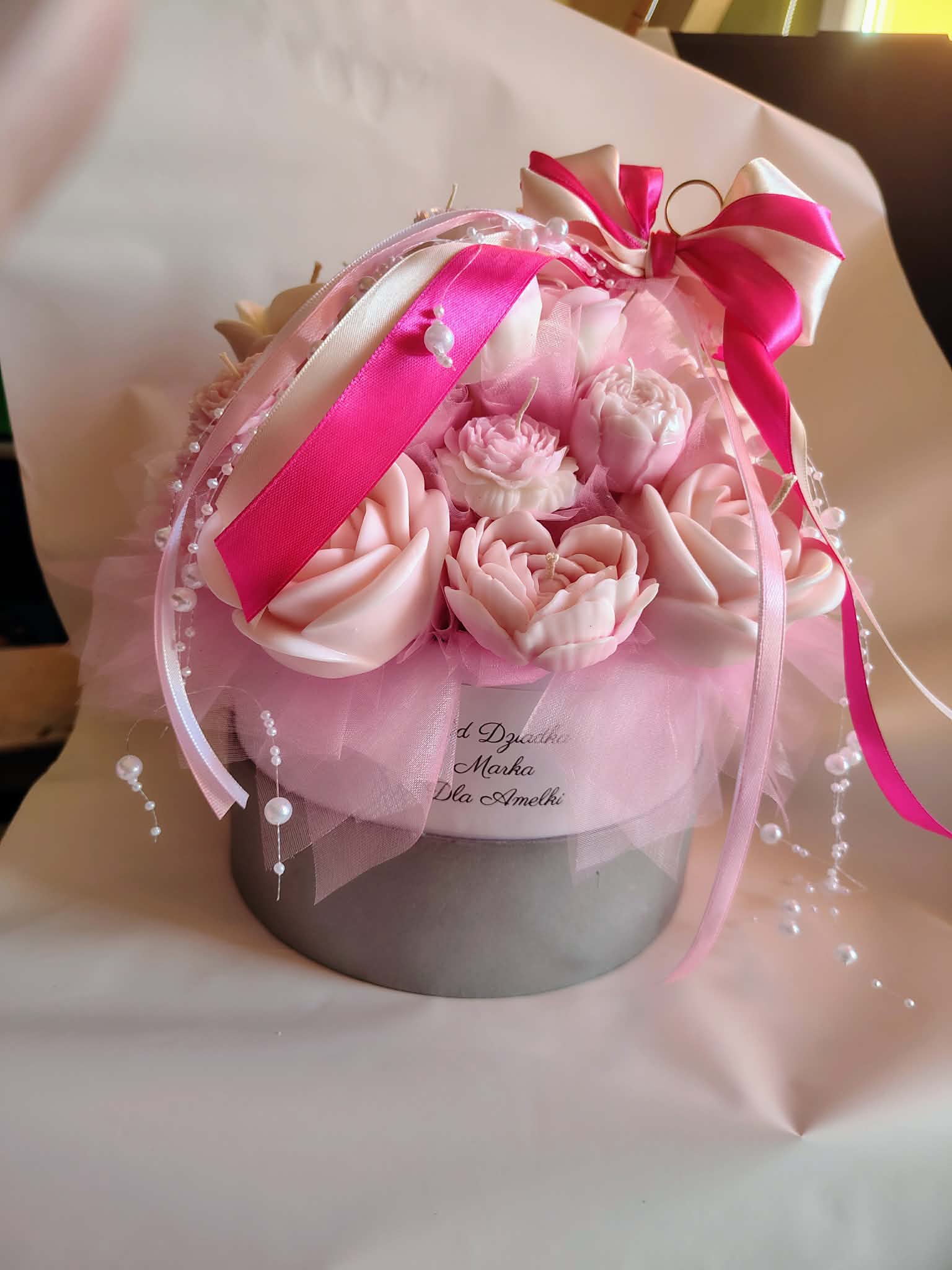 Candle Flower box XL ze świec sojowych - obrazek 4