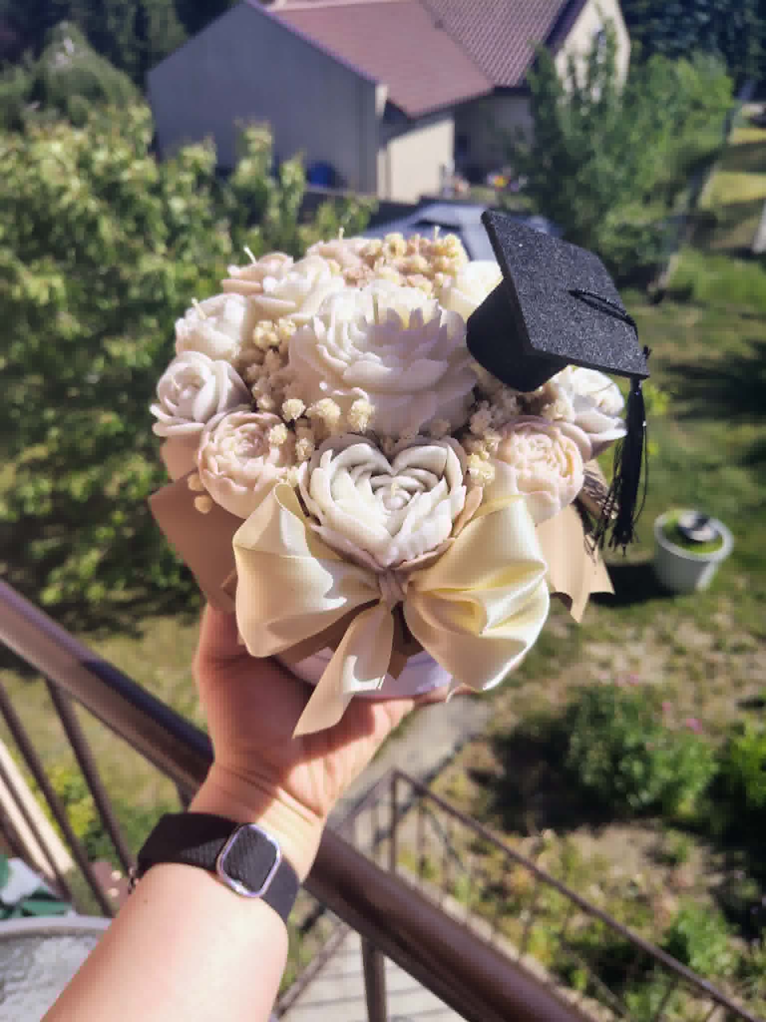 Candle Flower box L ze świec sojowych - obrazek 2