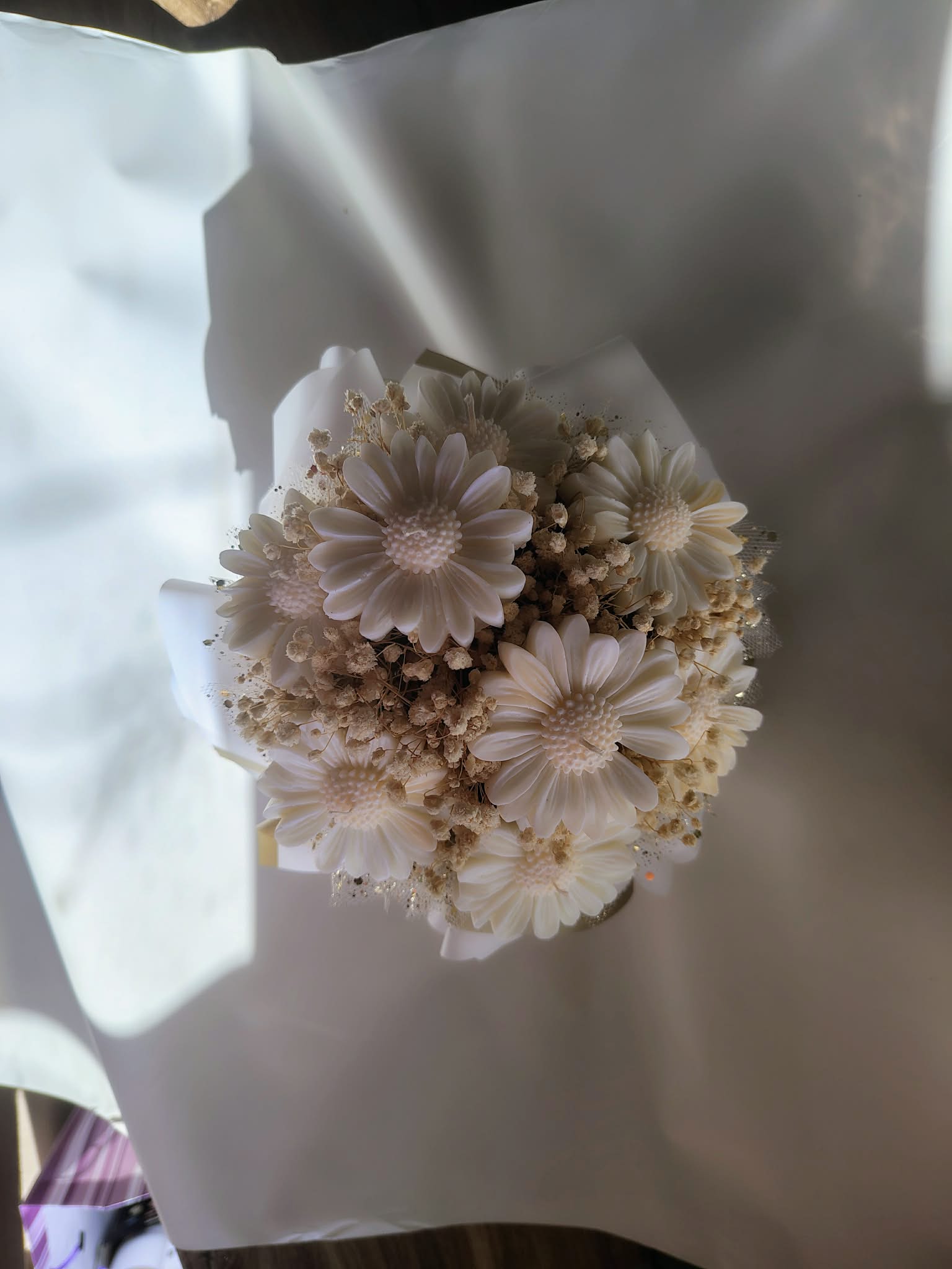 Candle Flower box ze świec sojowych – prezent na Komunia/Urodziny - obrazek 6