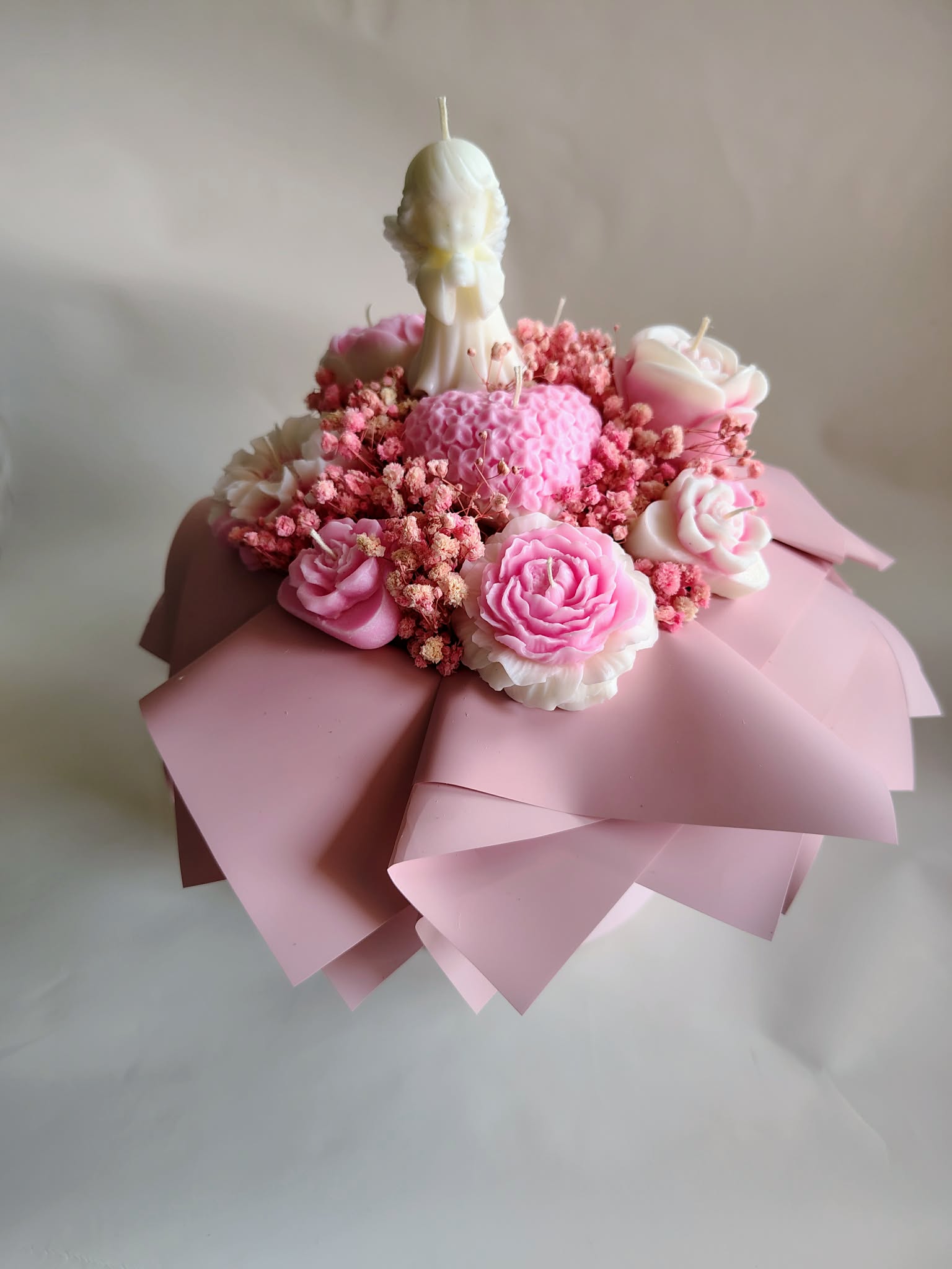 Candle Flower box ze świec sojowych - obrazek 4