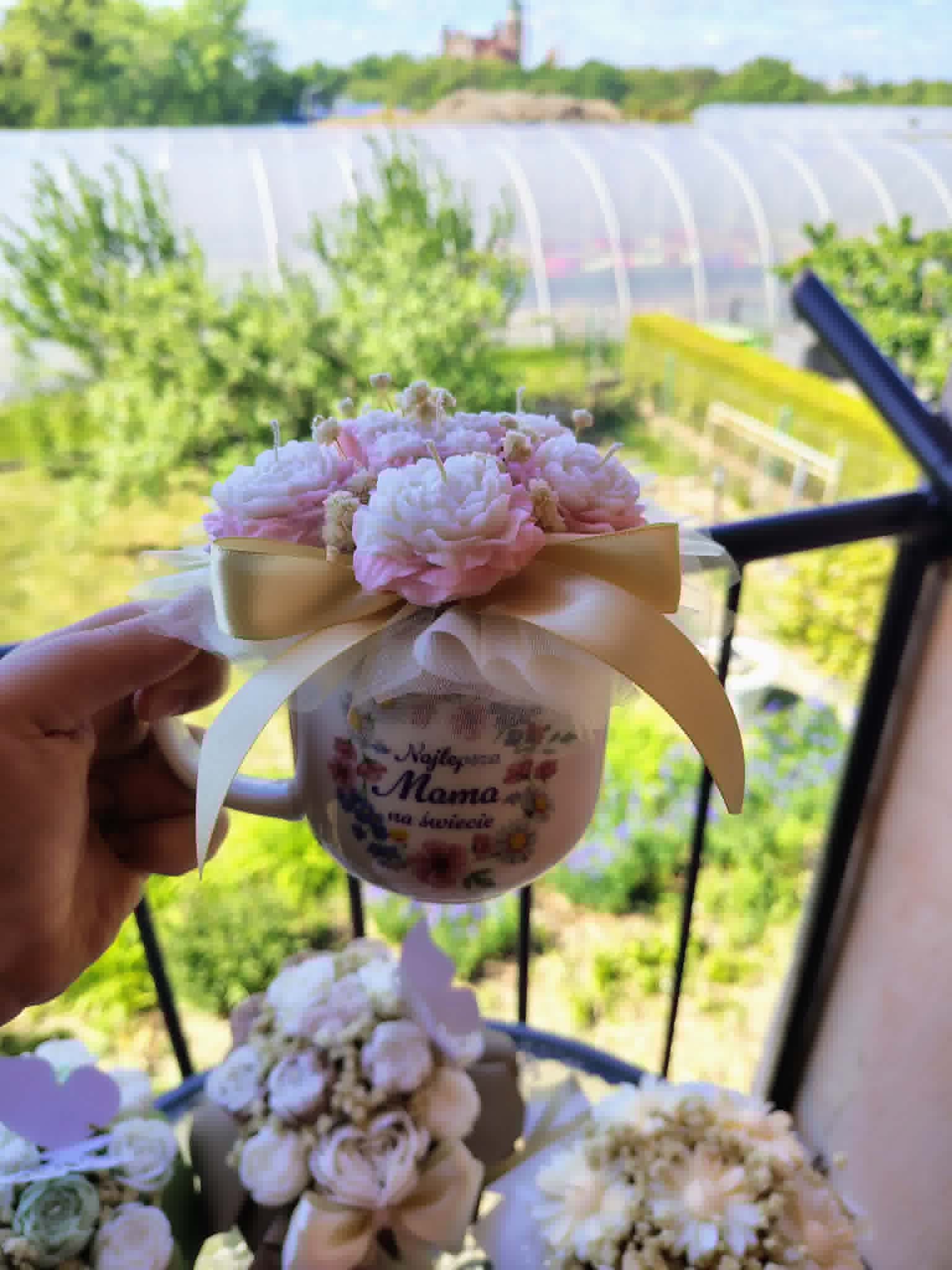 Candle Flower box ze świec sojowych - obrazek 2