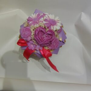 Candle Flower box ze świec sojowych – prezent na Komunia/Urodziny