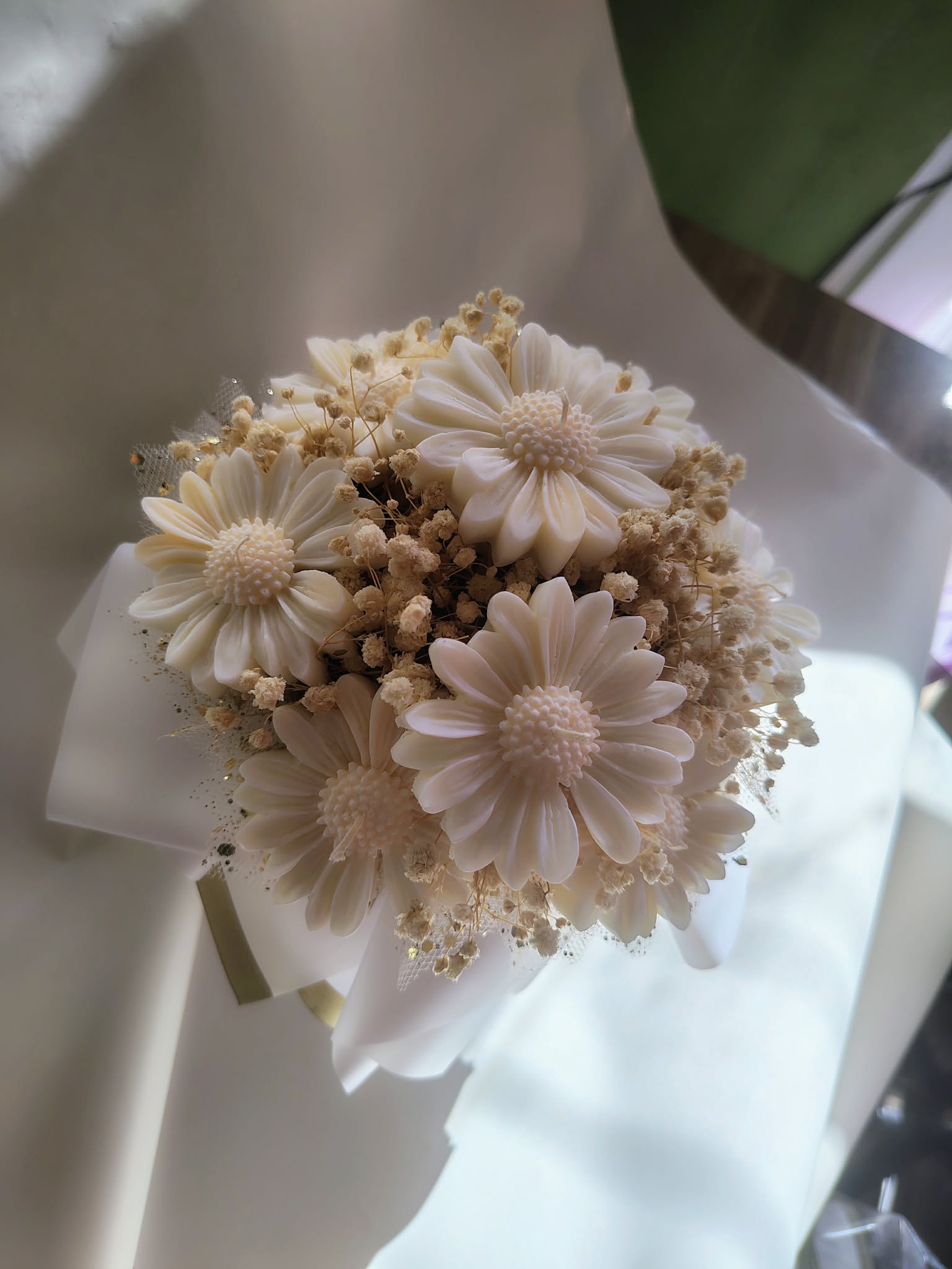 Candle Flower box ze świec sojowych – prezent na Komunia/Urodziny - obrazek 4