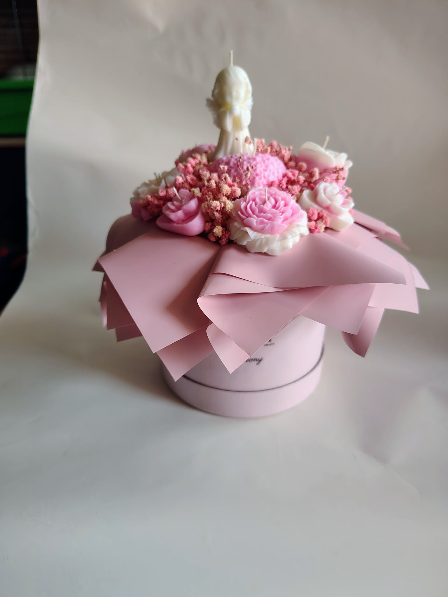 Candle Flower box ze świec sojowych - obrazek 3