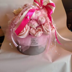 Candle Flower box XL ze świec sojowych